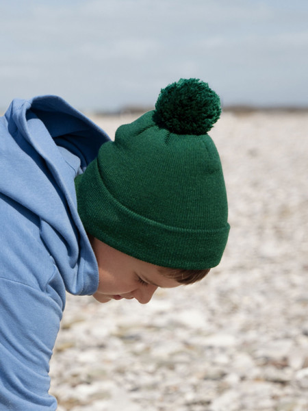Junior Original Pom Pom Beanie - Black
