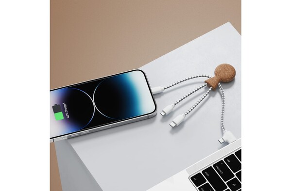Xoopar Mr. Bio charging cable, USB-C, Tyvek