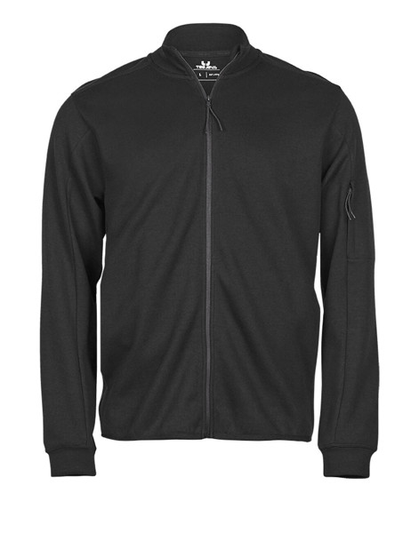 Athletic Full Zip Sweat - Black / S