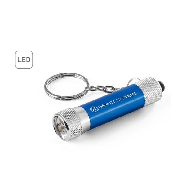LERGAN. Aluminijski privjesak sa 3 LED diode - Gun Metal