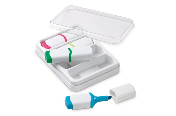 Highlighter set 4pc 75mm - White