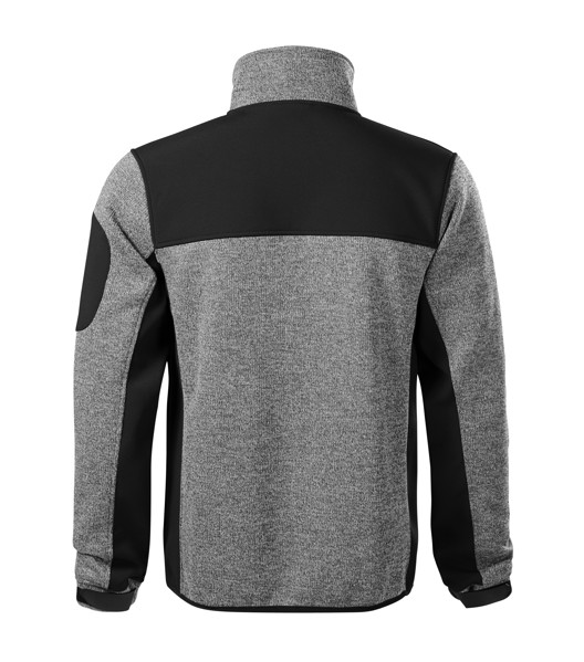 Softshellová Bunda Pánská Rimeck® Casual - Knit Light Gray / 3XL