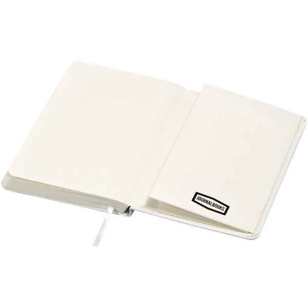 Carnet de notes Classic format A5 à couverture rigide - Blanc