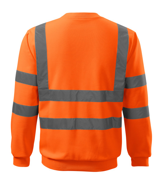 Mikina Unisex Rimeck® Hv Essential - Fluorescenční Oranžová / XL