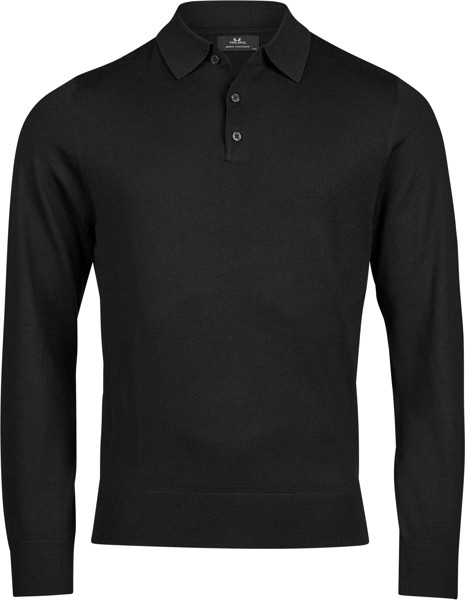 Knitted Polo Pullover Tee Jays | TJ 6002 - Pine / XL