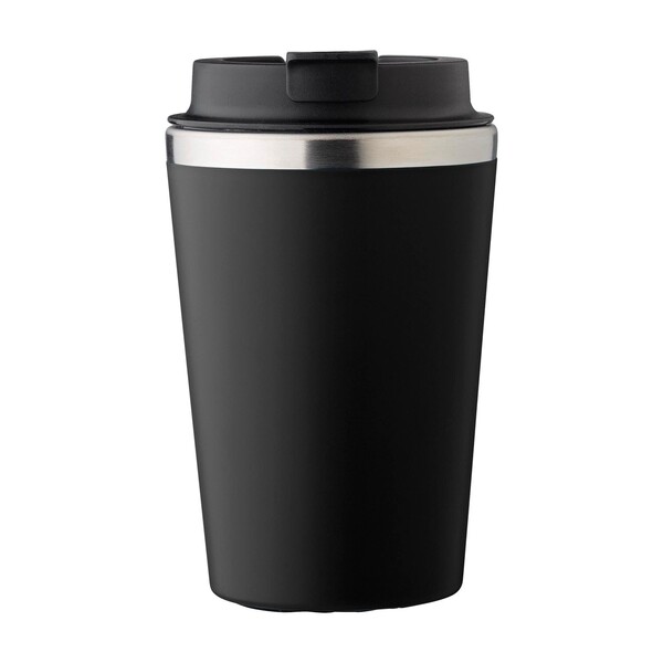 Double-walled travel mug Shay | 350 ml - black