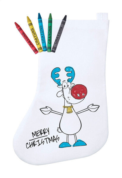 Colouring Christmas Stocking Plicom