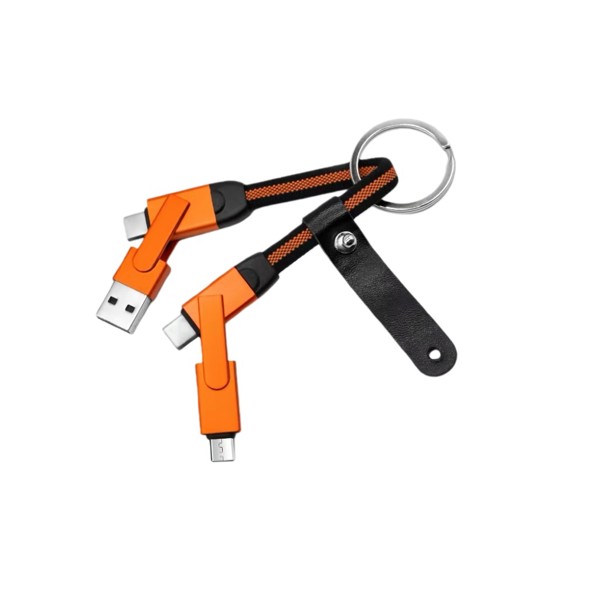 Fast charging data cable 6in1 uc072 - SILVER