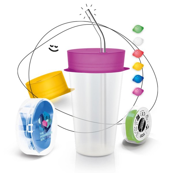 COUVRE-VERRE ANTI-DROGUE ANTI-INTRUSION COUVERCLE EN SILICONE DIA.70 - Jaune