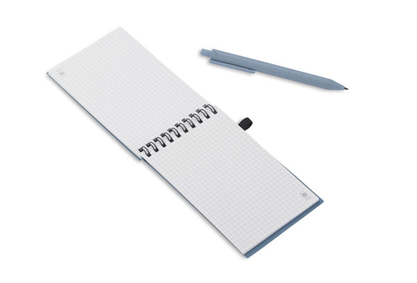 Notizbuch mit Stift A6 TRESA - blau