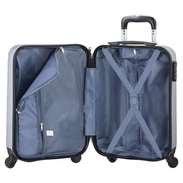 Hard Abs Carry-On-Sized Trolley - Silver
