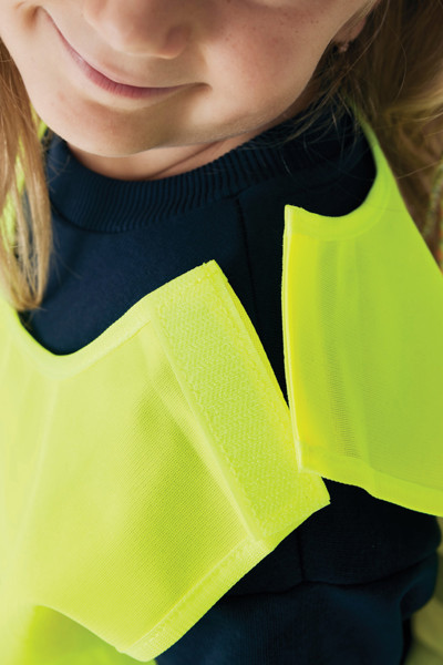 Xd Collection kids safety vest recycled PET, XS