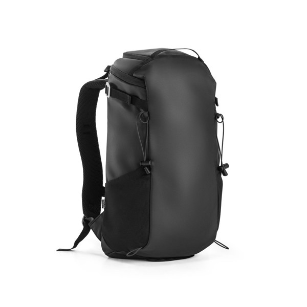 ALASCA. Sac à dos de randonnée avec revêtement imperméable - Noir