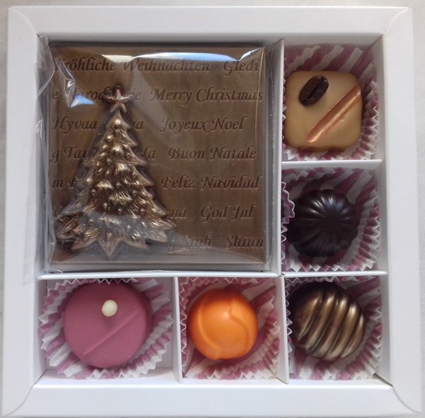 Bonbon válogatás karácsonyi táblás csokival