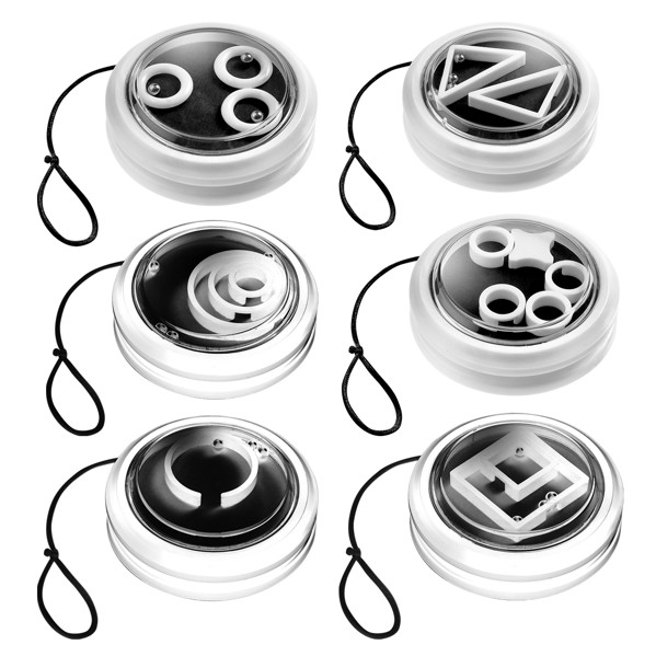 Pussycat Puzzle Game Set "Yo-Yo" - White