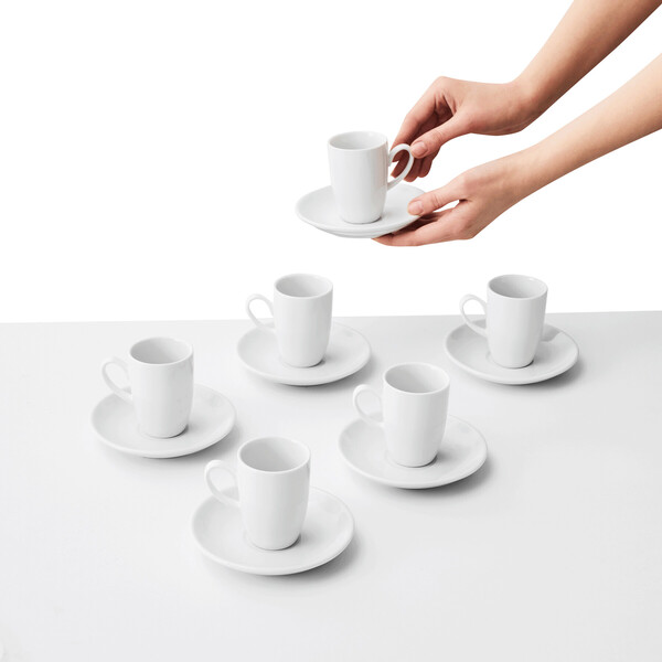 6 Piece Espresso Cup Set Buongusto