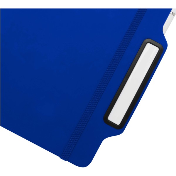 Carnet à couverture rigide Nexus A5 avec stylo et crayon (encre noire) - Bleu royal