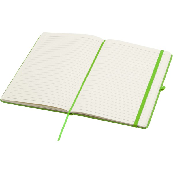 Blocco note formato A5 con copertina rigida Spectrum Plus - Verde lime