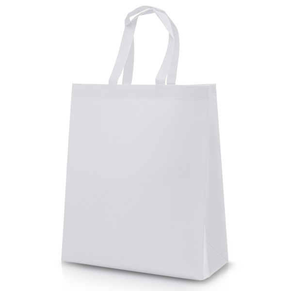 Saco Em Tnt Laminado 110G, Asas Curtas - Branco