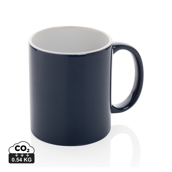 Mug classique 350ml en céramique - Bleu Marine