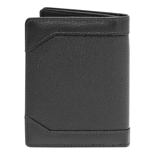 Genuine Leather Credit Card Wallet Wall Street