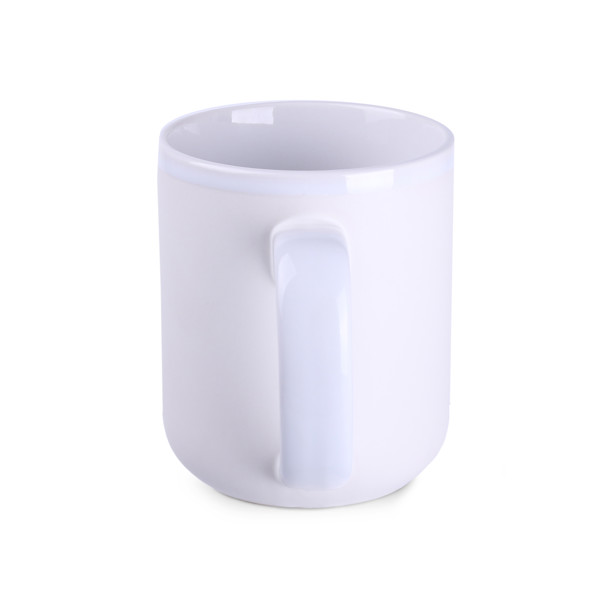 Grand ceramic mug, 110 mm height, 91 mm diameter - White