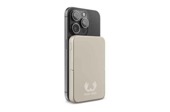 2PBM5000| Fresh 'n Rebel Compatible with MagSafe MagSafe Powerbank Wireless 5000mAh - Beige