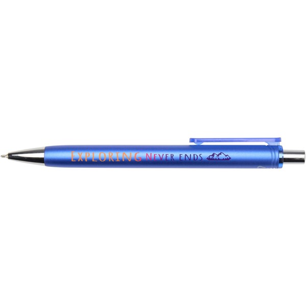 Stylo bille Feld recyclé RCS avec finition métallique (encre noire) - Bleu royal