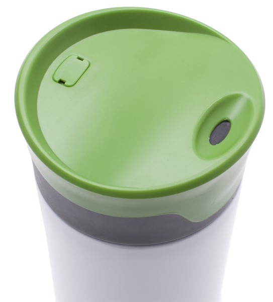 430 ml Telescope insulated mug - White / Green