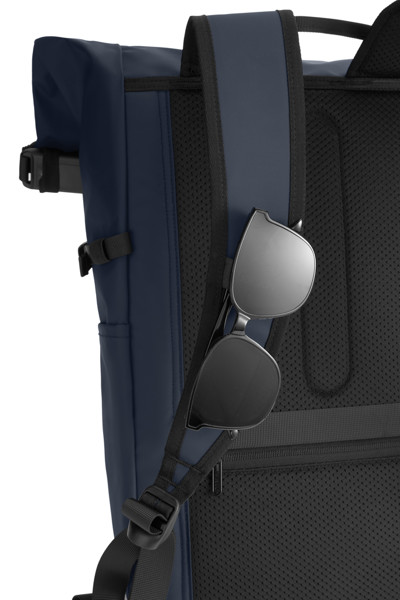 Sac à dos antivol et étanche Urban - Bleu Marine / Noir