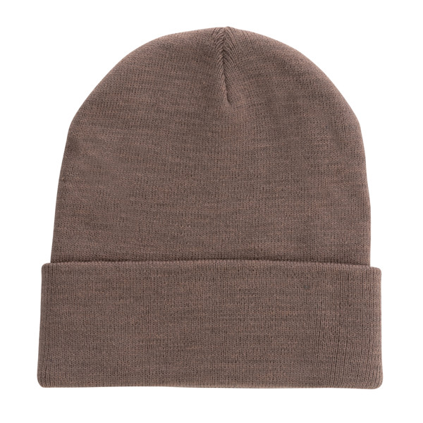 Beanie čapica Impact z Polylana® AWARE™ - Hnedá