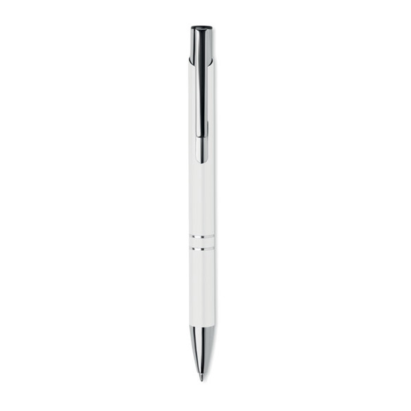 Recycled aluminium ball pen Bern Ra - White
