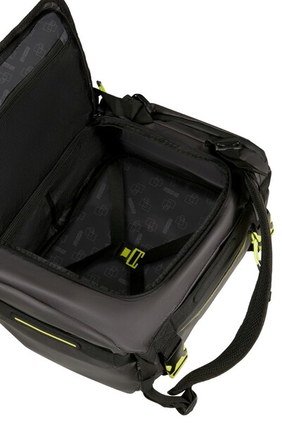 American Tourister - Urban Track Duffle/Backpack S Coated - Black/Lime