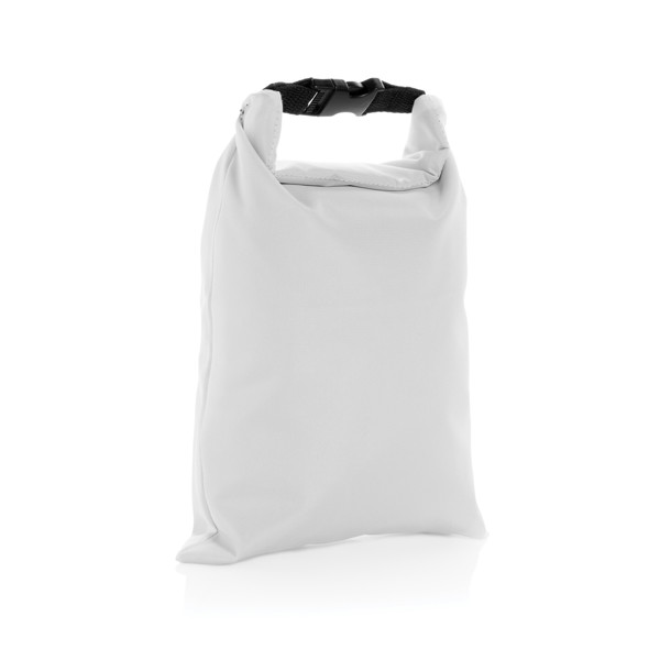 Snackstrap faltbarer Lunchbag aus AWARE™ rPET 30 x 20cm - Weiß