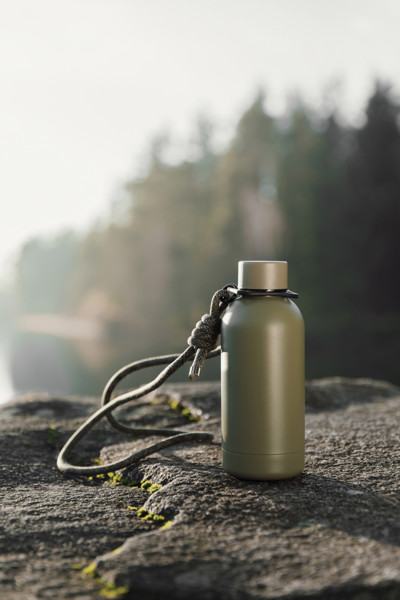 VINGA Parks RCS fľaša z nehrdzavejúcej ocele, 400 ml - Zelená