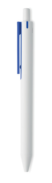 Stylo poussoir en ABS recyclé Side - Bleu