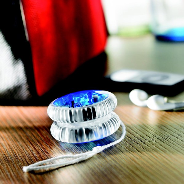 Jo-Jo mit Licht Flashyo - Blau