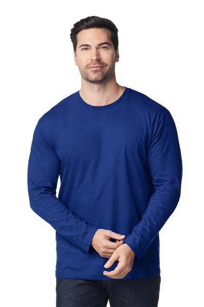 Softstyle™ Adult Long Sleeve T-Shirt - RS Sport Grey / XL