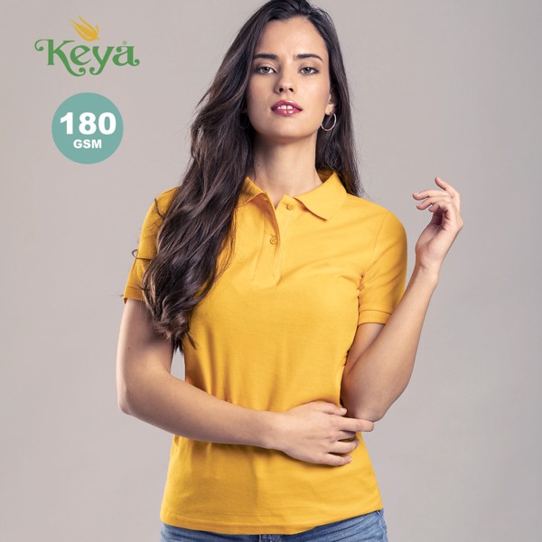 Polo Mujer Color "keya" WPS180 - Amarillo / XXL