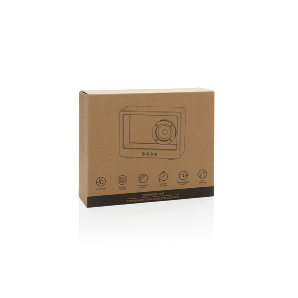 Průhledný bezdrátový reproduktor Soundclear 5W