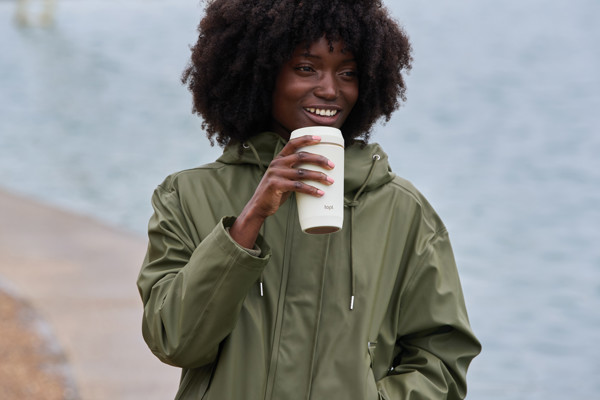 Hrnček Topl To Go 354 ml z RCS recyklovaného plastu - Biela