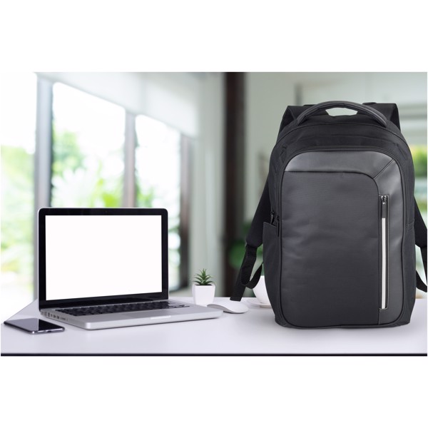 Zaino porta computer da 15" con RFID Vault - 16L - Grigio melange / Nero