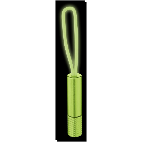 Obesek za ključe z LED lučko in odsevnim trakom Merga - Lime
