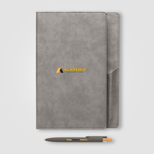 Memento Refillable Journal Set - B5 - Grey / 4 Color inkjet