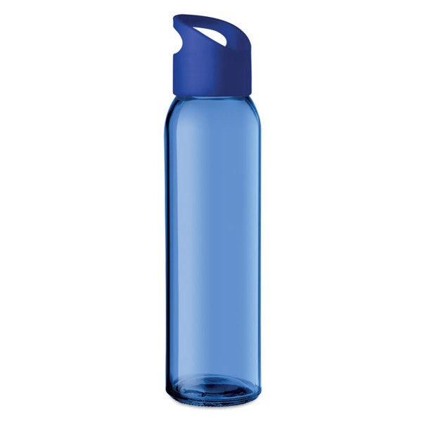 Glass bottle 470ml Praga - Royal Blue