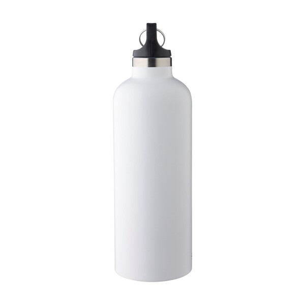 Bottle Lysandra | Recycled stainless steel | 500 ml | Cold 12h, Hot 8h - white