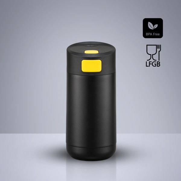 Expedition Thermal Mug Small With Copper Layer, 330 ml - Yellow