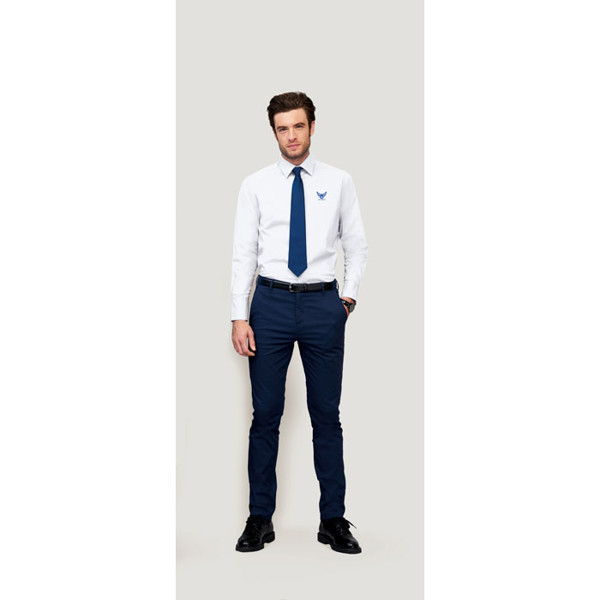 BRIGHTON Camisa hom 140g - Branco / 5XL