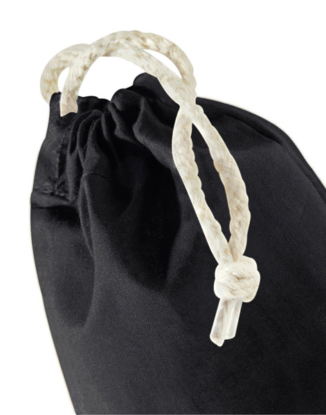 Recycled Cotton Stuff Bag - Black / 2XS