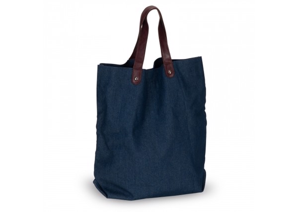 Shopping bag canvas Denim 310g/m² 42x13x43cm